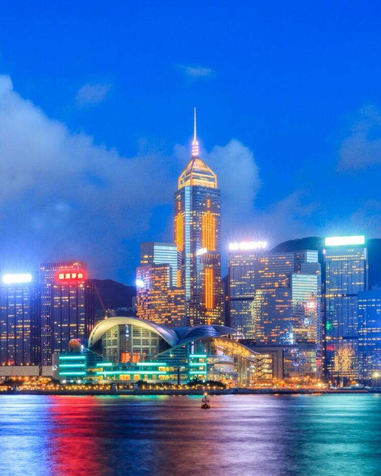 维多利亚港夜景